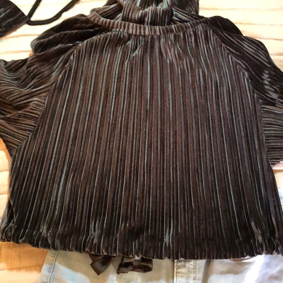 - Rachel Roy textured velour hoodie size medium - Picture 7 of 12